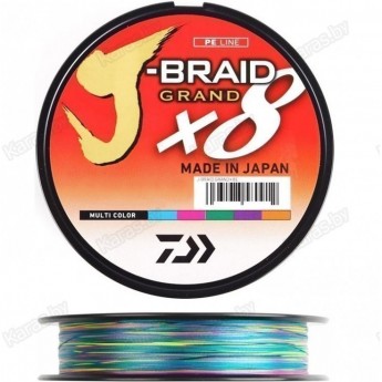 Шнур DAIWA J-BRAID GRAND X8E 300М 0,22ММ MULTI COLOR